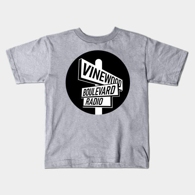 Vinewood Boulevard Radio Kids T-Shirt by MBK